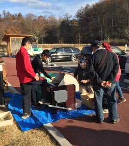 大豆収穫の援農イベント行いました！