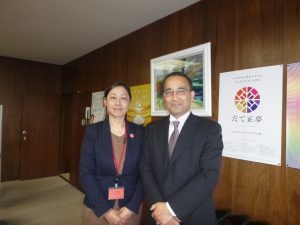 山形県の結城こずえさんが国連でのスピーチを東北農政局長に報告しました！