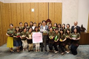 安倍首相へ表敬訪問