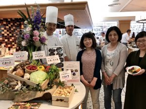 名古屋東急ホテル×農業女子PJ　「モンマルトルマルシェ」に農業女子メンバーが来店！